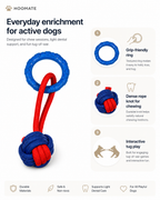 Hoomate Rainbow Knot Tug Rope
