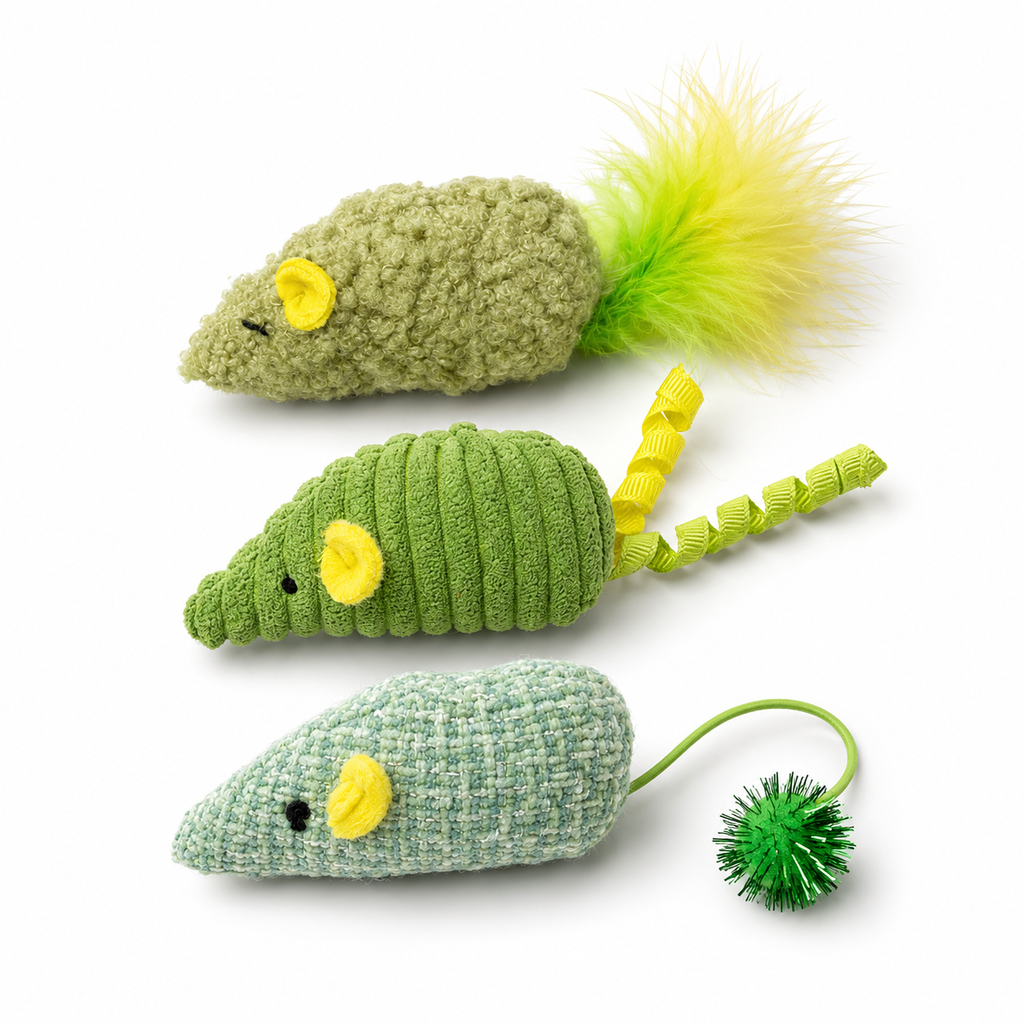 Hoomate Plush Mice 3-Pack