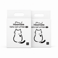 Hoomate Fast Clumping Low Dust Cat Litter for Multi-Cat Homes (5lb×2bag)