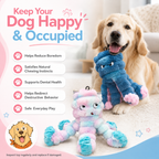 Hoomate Crinkle Stretch Octopus Dog Toy Adjustable Dog Toy Rope – Interactive Tug Toy for Indoor Dogs | Summer Must-Have & Limited Deals