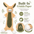 Hoomate Crinkle Long Bunny /Sloth Dog Toy